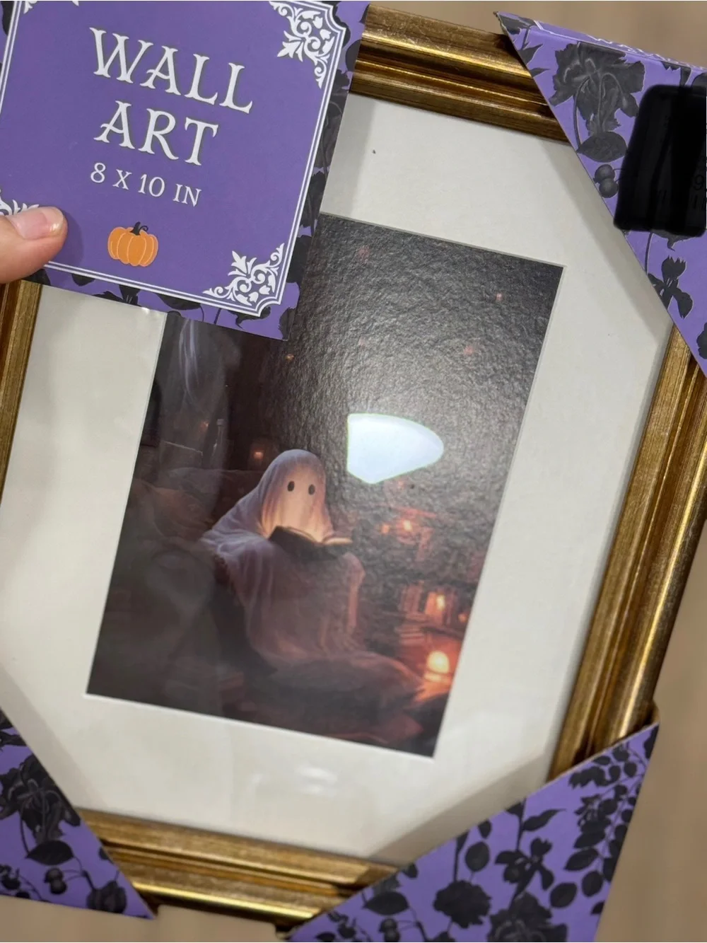 Gold Wall Art Frame with White Mat - Home Accents
